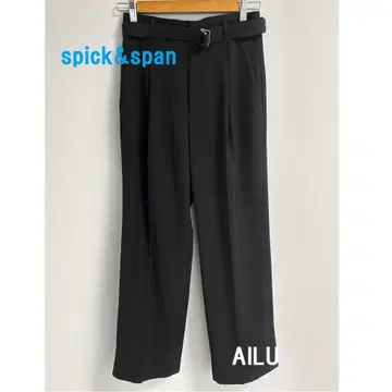 spick&span PE 칼제벨 테드 팬츠 S 36 블랙 54251
