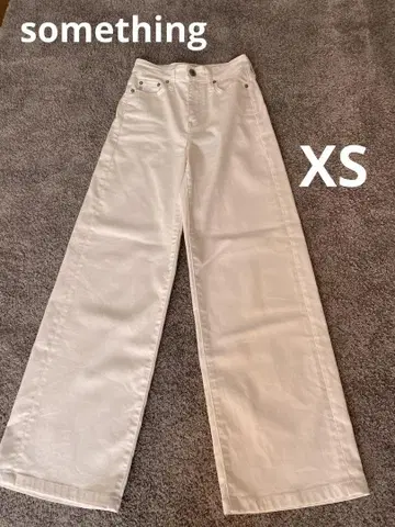 썸씽 썸씽 와이드 스트레치 데님 XS