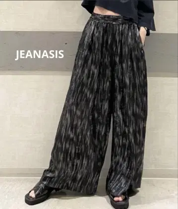 JEANASIS 모듬 가라이지 팬츠 블랙
