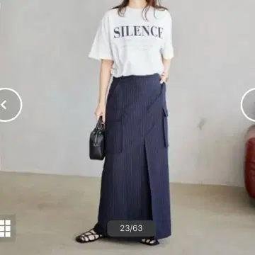저널 스탠다드 SILENCE 로고 티셔츠