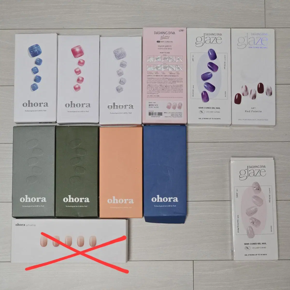 [새상품] 오호라 데싱디바 젤네일 일괄
