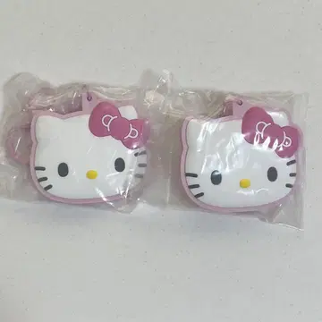 산리오 시크릿 러버 거울 키링 헬로키티 2개 세트