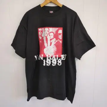 반 할렌 1998 투어 티셔츠 XL 블랙