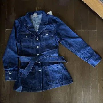 미사용 새상품 Global Denim 벨트 자켓 M 사이즈