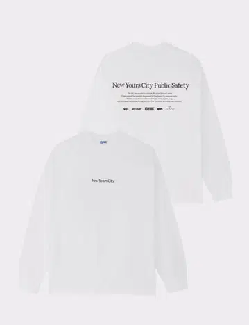 NEWYOURS Long Sleeve Tee 04 미사용 새상품 택 포함