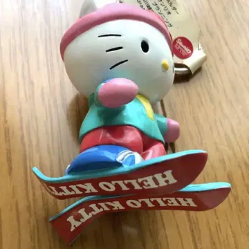 레어 키티 윈터 팬 스키 키링