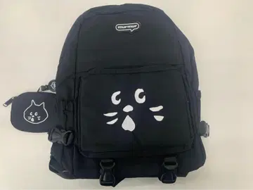 네넷 백팩 포치 2개 세트 야 자수 고양이 럭색