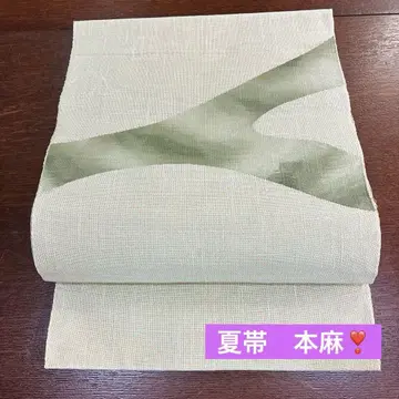 여름 오비, 단옷 오비, 순수 린넨, 새상품급(^^)