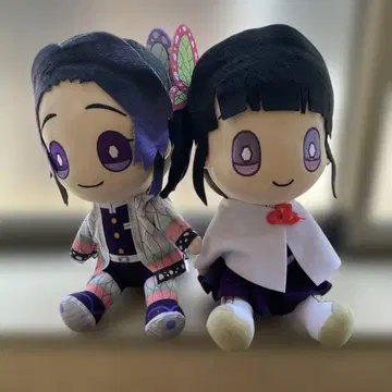 귀멸의 칼날 봉제 인형 2개 세트