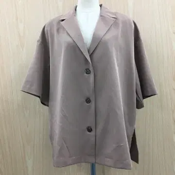 블루 스트라이프 하프 슬리브 자켓 F0619A02