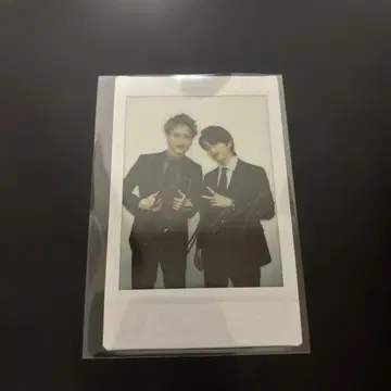 모리 슈토의 친필 사인 폴라로이드
