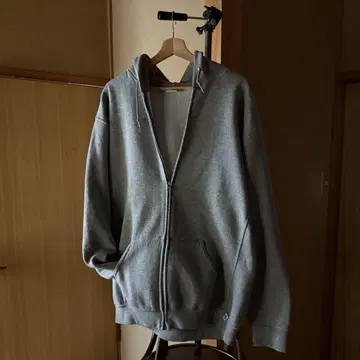 러셀 애슬레틱 2000년대 블랭크 지퍼 업 파카