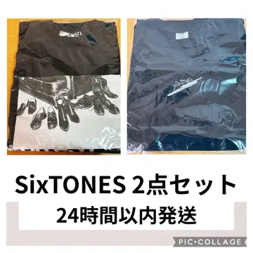 SixTONES 롱 T 셔츠 2개 세트 온에스트 나카세노의 법칙