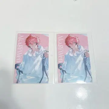 SUISAI RAIN 랜덤 비주얼 카드 니지산지 아카기 웬