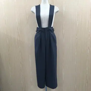 페루 서스펜더가 달린 와이드 팬츠 F0619B09
