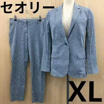 띠어리 깅엄 체크 팬츠 셋업 F0619B10