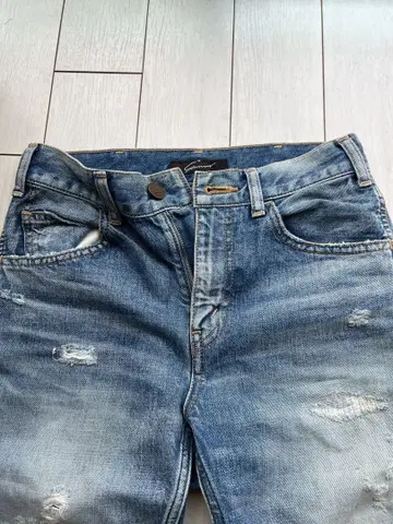스터닝 라루어 라이트 블루 부츠 컷 데님