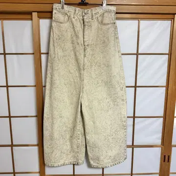 doublet 24ss 애시드 워시 데님 팬츠