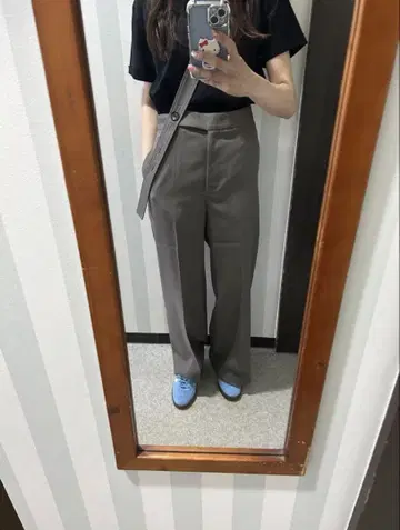 르 쉘 블루 팬츠 슬랙스