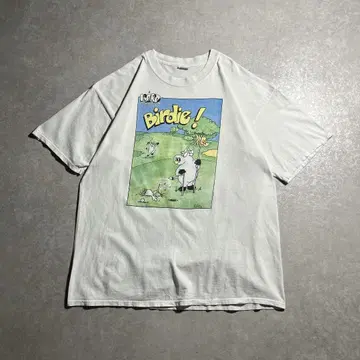 90년대 티셔츠 아트 동물 빈티지