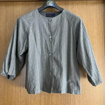 그랑마 도터 자켓 카키 그레이
