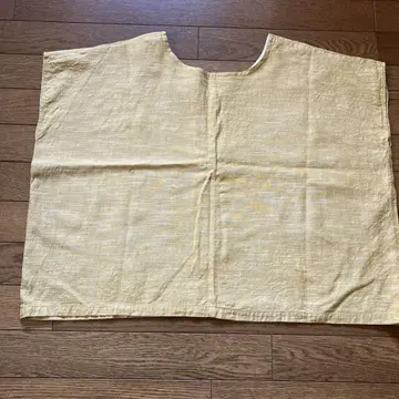 얀마 산업 아이즈 목화 UV 넥 블라우스 황금