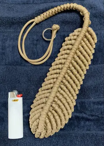 파라코드 로프 장식 키링 미국 로프 4mm 사용 페더 탄