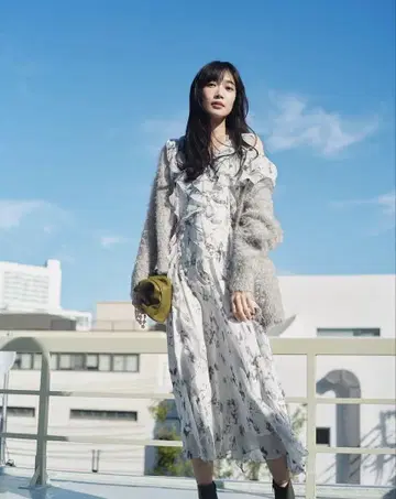 새상품 마이 스트라다 쉬폰 원피스