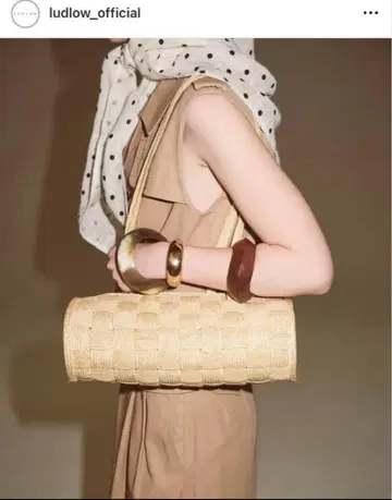 이에나 구매 LUDLOW/라드로 PuzzleStrawbag 백