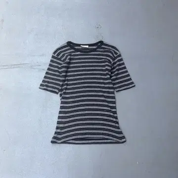 90s Agnes b. homme 프랑스제 보더 리브 티셔츠