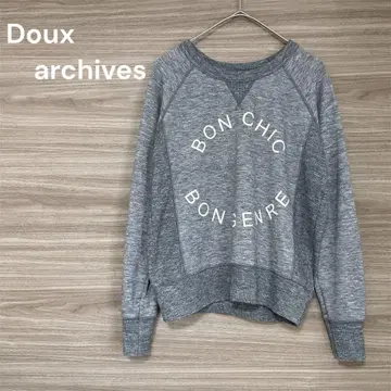 Doux archives [F] 그레이 맨투맨 트레이닝복