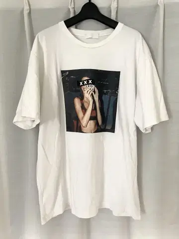 GOD SELECTION XXX 티셔츠 XL 화이트/프린트 티셔츠
