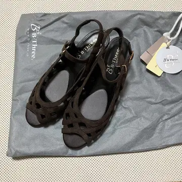 미사용 B3 비스리 샌들 브라운