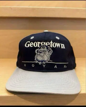 GEORGETOWN HOYAS 캡 네이비/그레이 트래커 캡
