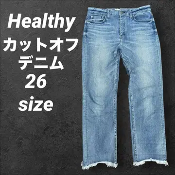 새상품급 Healthy DENIM 헬시 데님 컷오프 스트레치