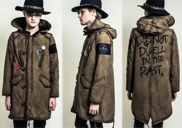 Roen 로엔 17AW MODS COAT 스컬 스와로 모즈 코트