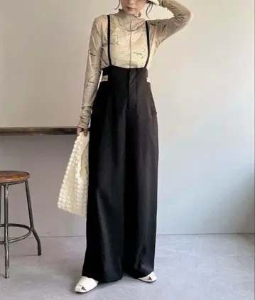 카프리슈 레마쥬 사이드 오픈 서스 팬츠 블랙 S 사이즈