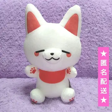 카미사마 여우와 샐러리맨 BIG 봉제 인형 [흰색]