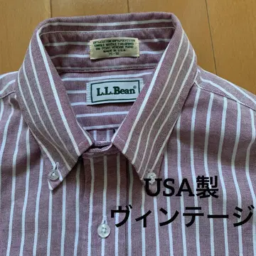L.L.Bean USA제 긴팔 스트라이프 셔츠 70S-80S