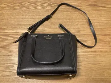 kate spade 블랙 가죽 숄더백
