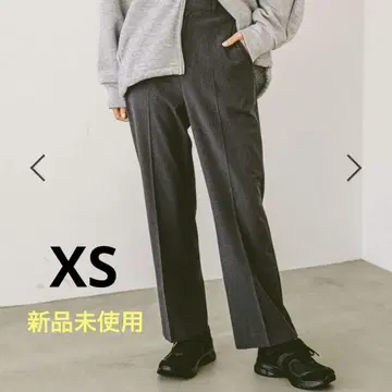 GLOBALWORK 우츠쿠 실루엣 플레어 팬츠 XS 차콜 246520