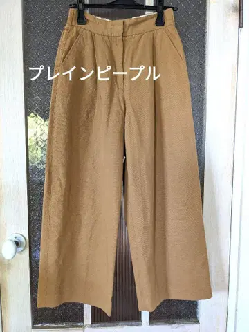 PLAIN PEOPLE 플레인 피플 * 와이드 팬츠 베이지 M