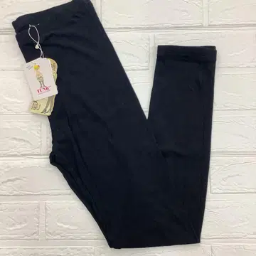 카모이 요코 TUNIC 발목 길이 레깅스 면100% 거즈 블랙