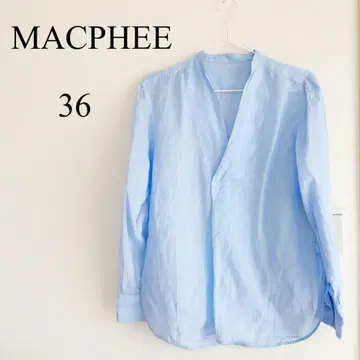 MACPHEE TOMORROWLAND 라미 100% 셔츠 블라우스