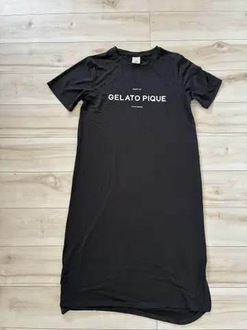 GELATO PIQUE 블랙 롱 원피스