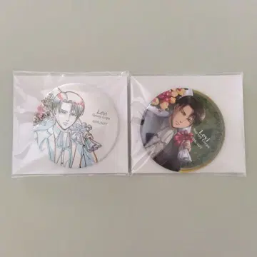 진격의 거인 WIT STUDIO 벌스데이 캔뱃지 리바이
