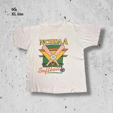 90s NCHSAA 소프트볼 챔피온 티셔츠 싱글 스티치 XL