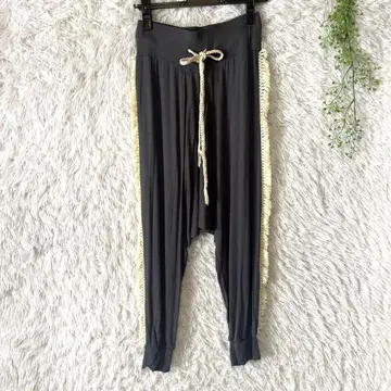 새상품 Another Important Culture 프린지 사루엘 팬츠