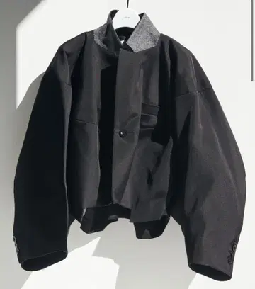 사카이 24ss 더블 페이스 실크 코튼 재킷