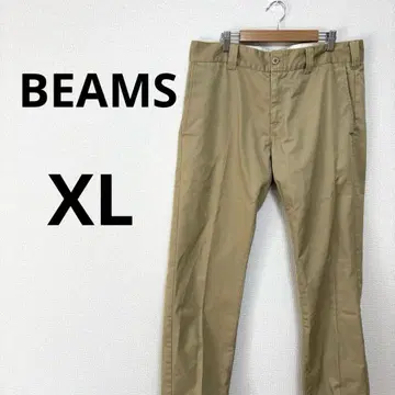 빔즈 BEAMS 남성 바지 캐주얼 베이지 XL 빅 사이즈